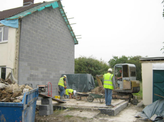 Demolition & Rebuild following fire damage